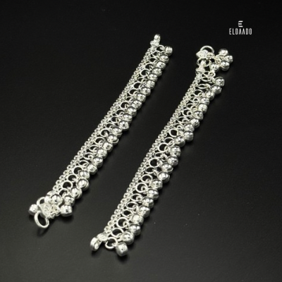 Pure Silver Anklet for Babies & Toddlers – Stylish Payal, 29.3 Gram, 5 Inch