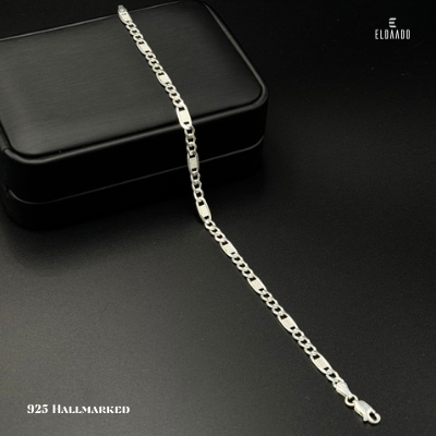 925 Italian Silver Bracelet for Men – Classic & Stylish Design