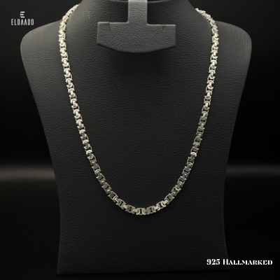 Classic Italian Silver 925 King Chain Necklace for Men – 26 Inch