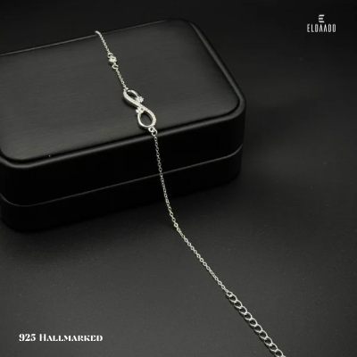 Elegant 925 Silver Infinite Design Women’s Bracelet