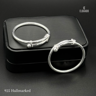 Pure Italian Silver Adjustable Kids Bangle