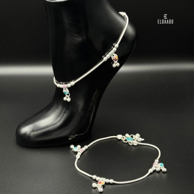 Pure Silver Anklet for Women – Classic Payal Design