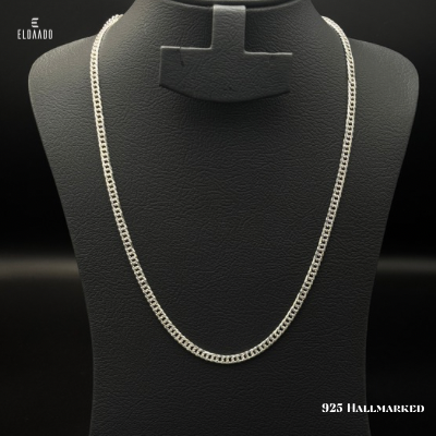 925 Italian Silver Cuban Link Chain for Men-24 Inch