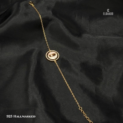 925 Italian Silver Bracelet for Women – Gold-Plated Messika Design